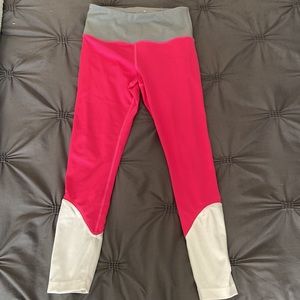 Kate Spade leggings in grey, hot pink, white